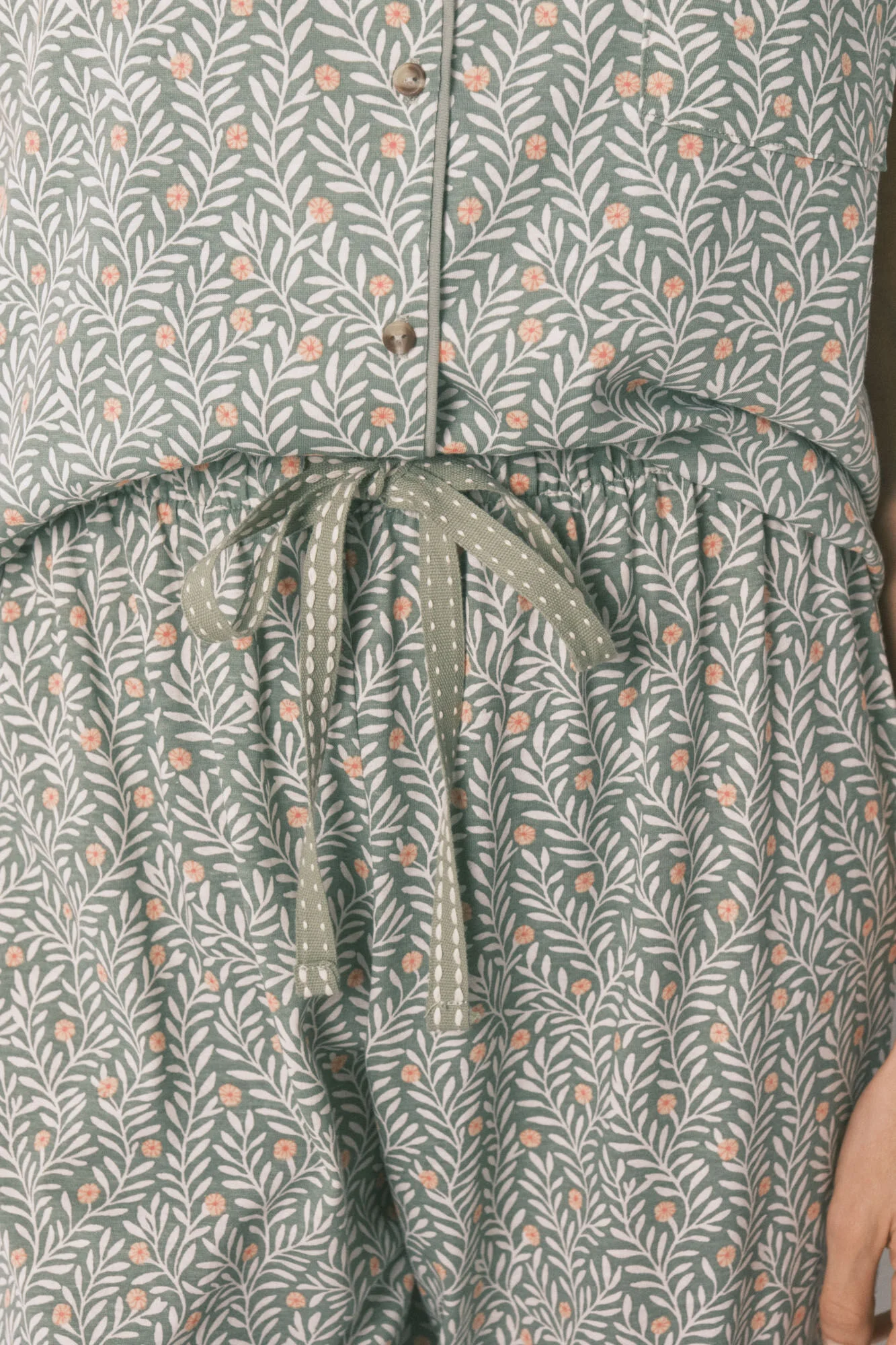 100% cotton floral print classic pyjamas - Image 4