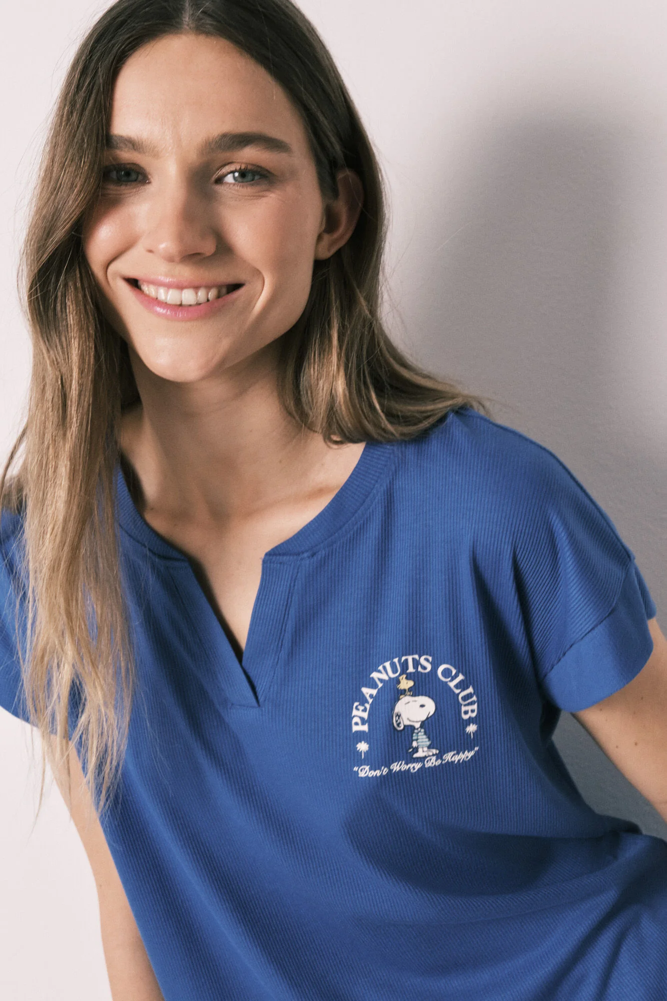 Blue short pyjamas SNOOPY - Image 2