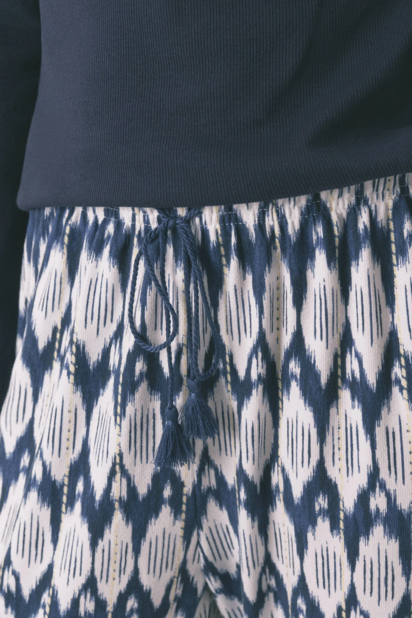 Boho print long trousers - Image 3