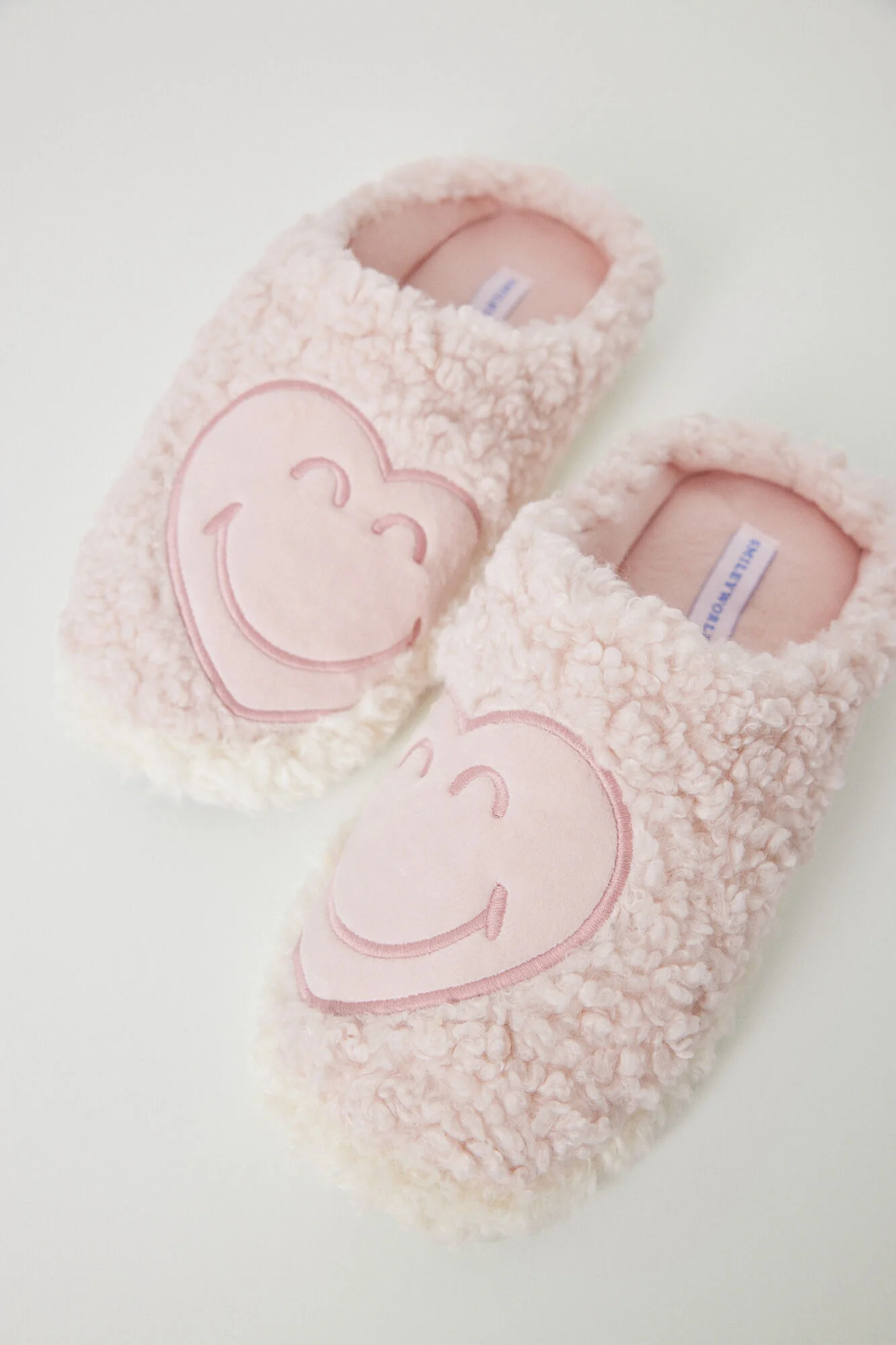Faux shearling Smiley slippers - Image 4