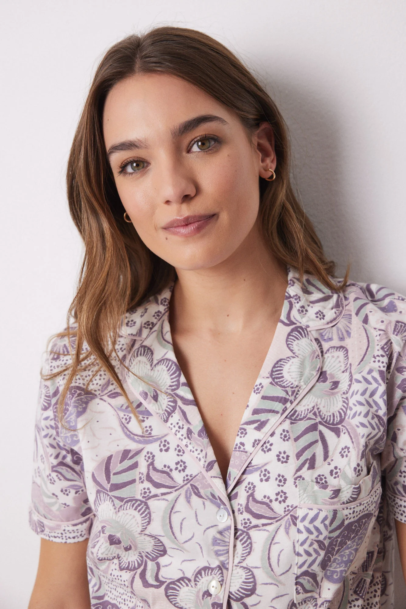 Floral 100% cotton classic pyjamas - Image 5