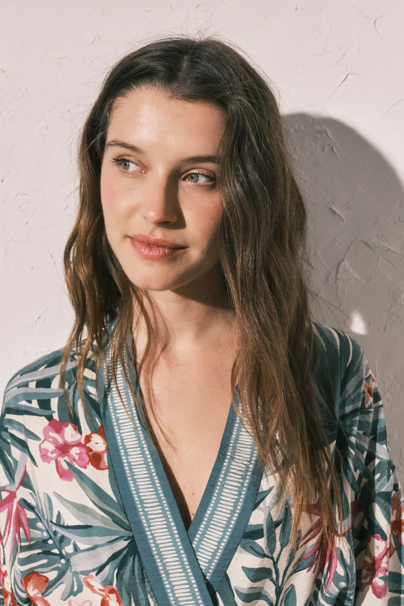Green print kimono - Image 2