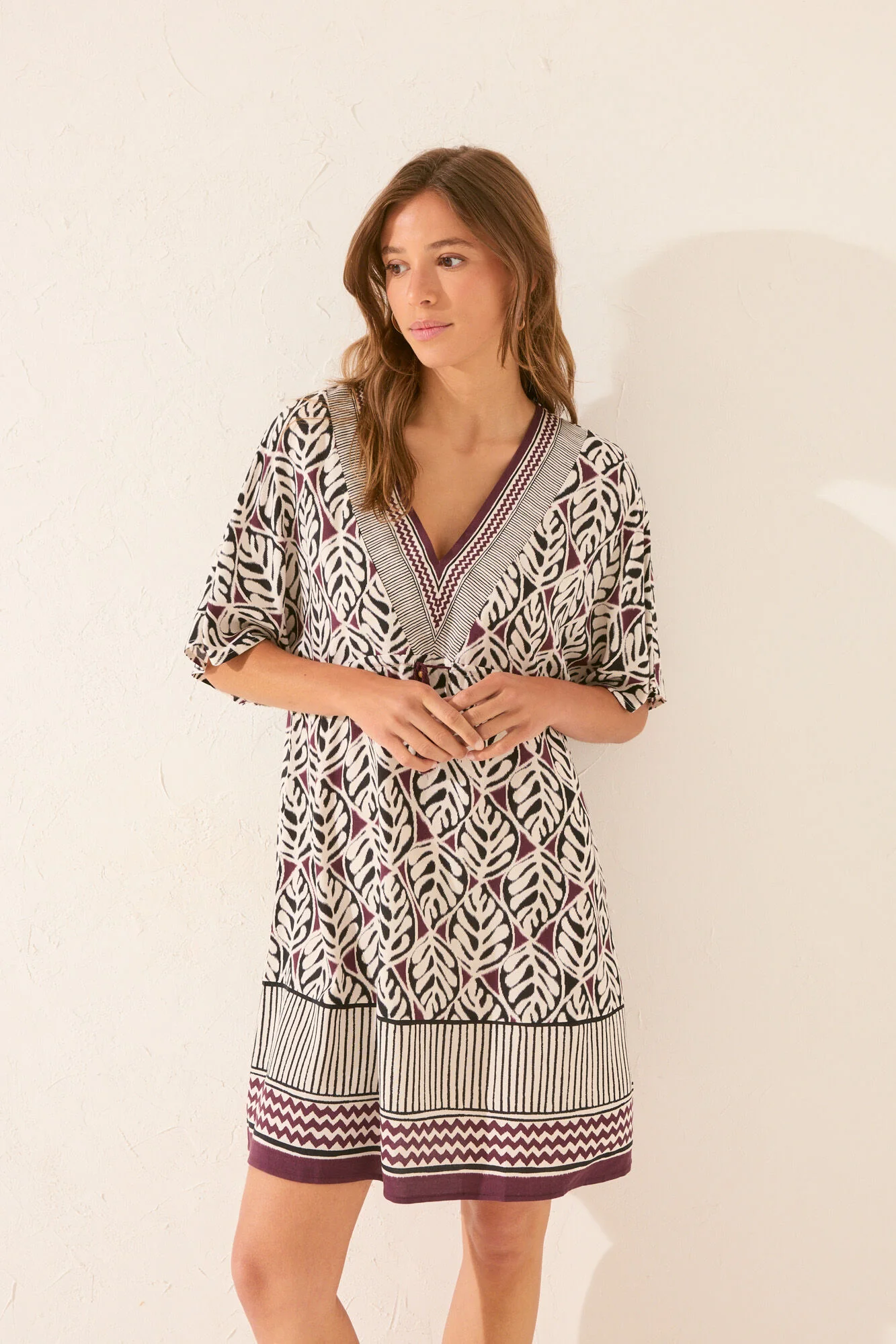 Leaf print midi camisole - Image 3