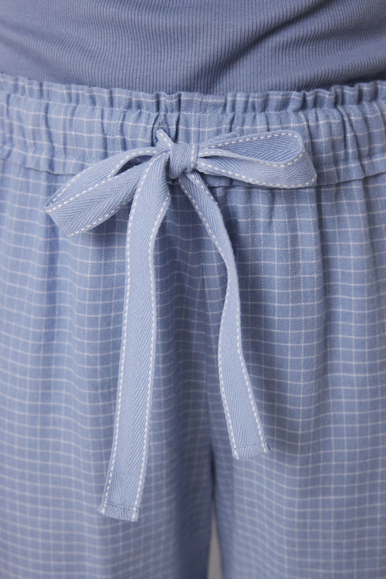 Long cargo trouser with checkered print - Image 2