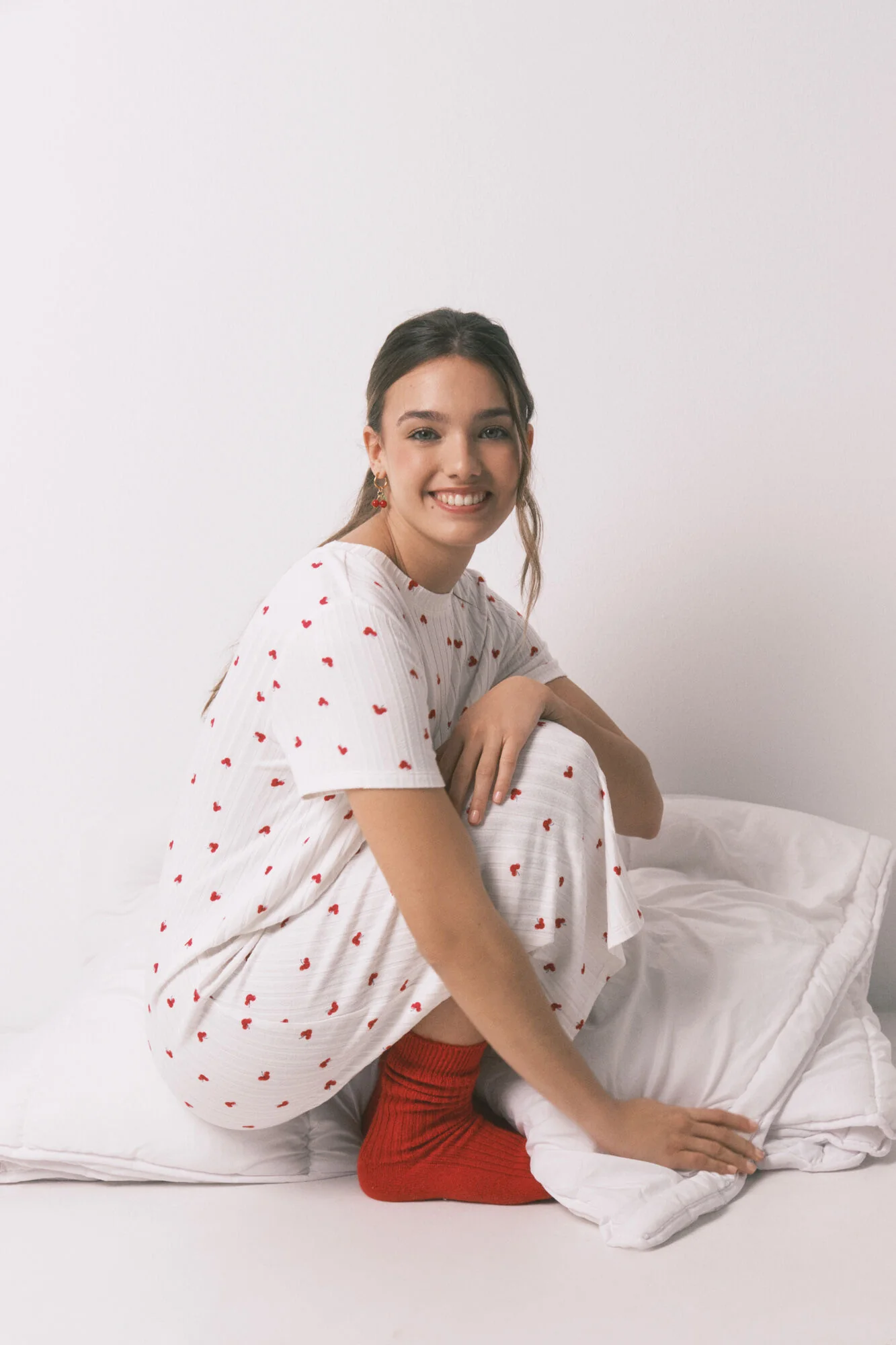 Mickey Cherry print nightgown - Image 4