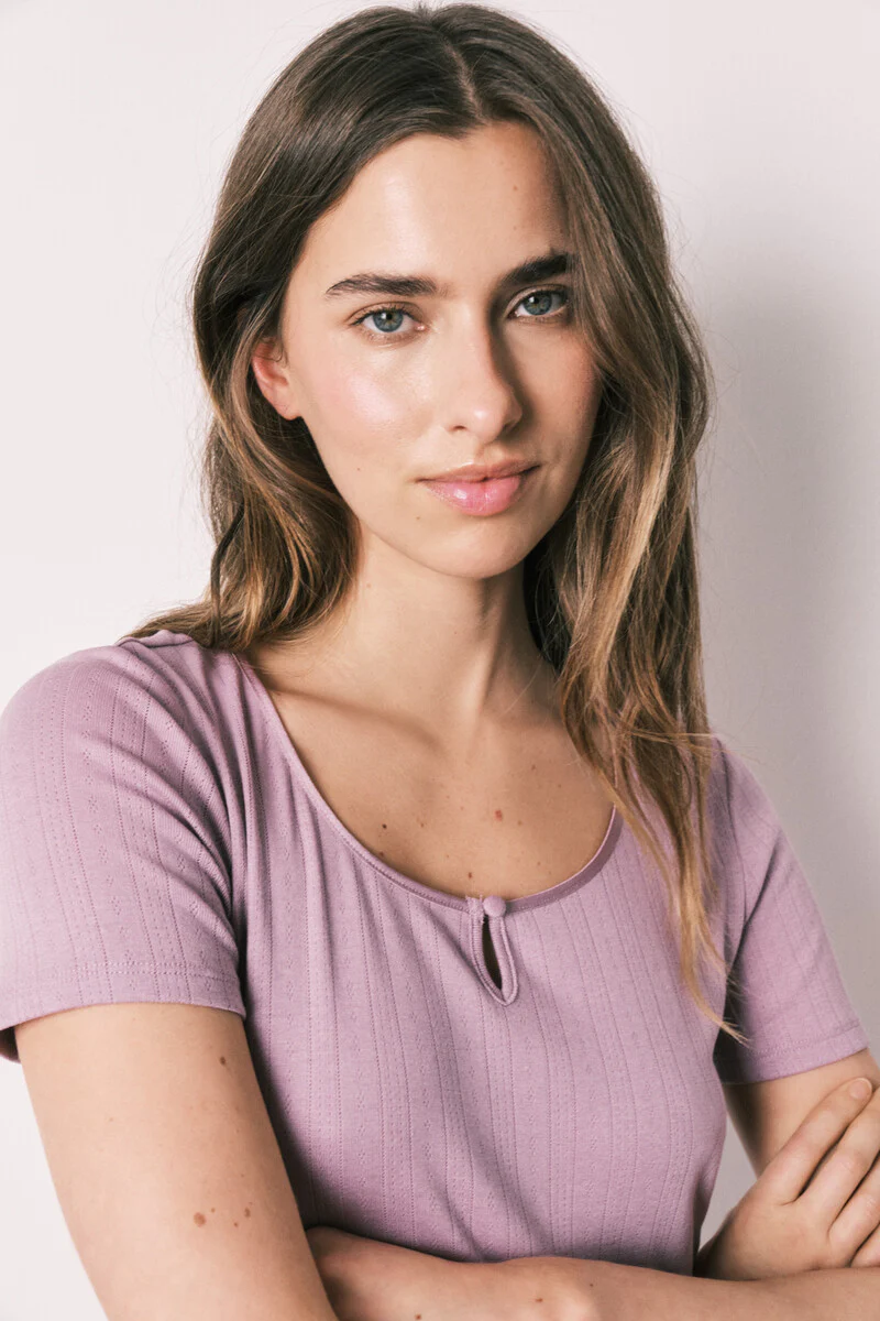 Pink floral print pyjamas - Image 4