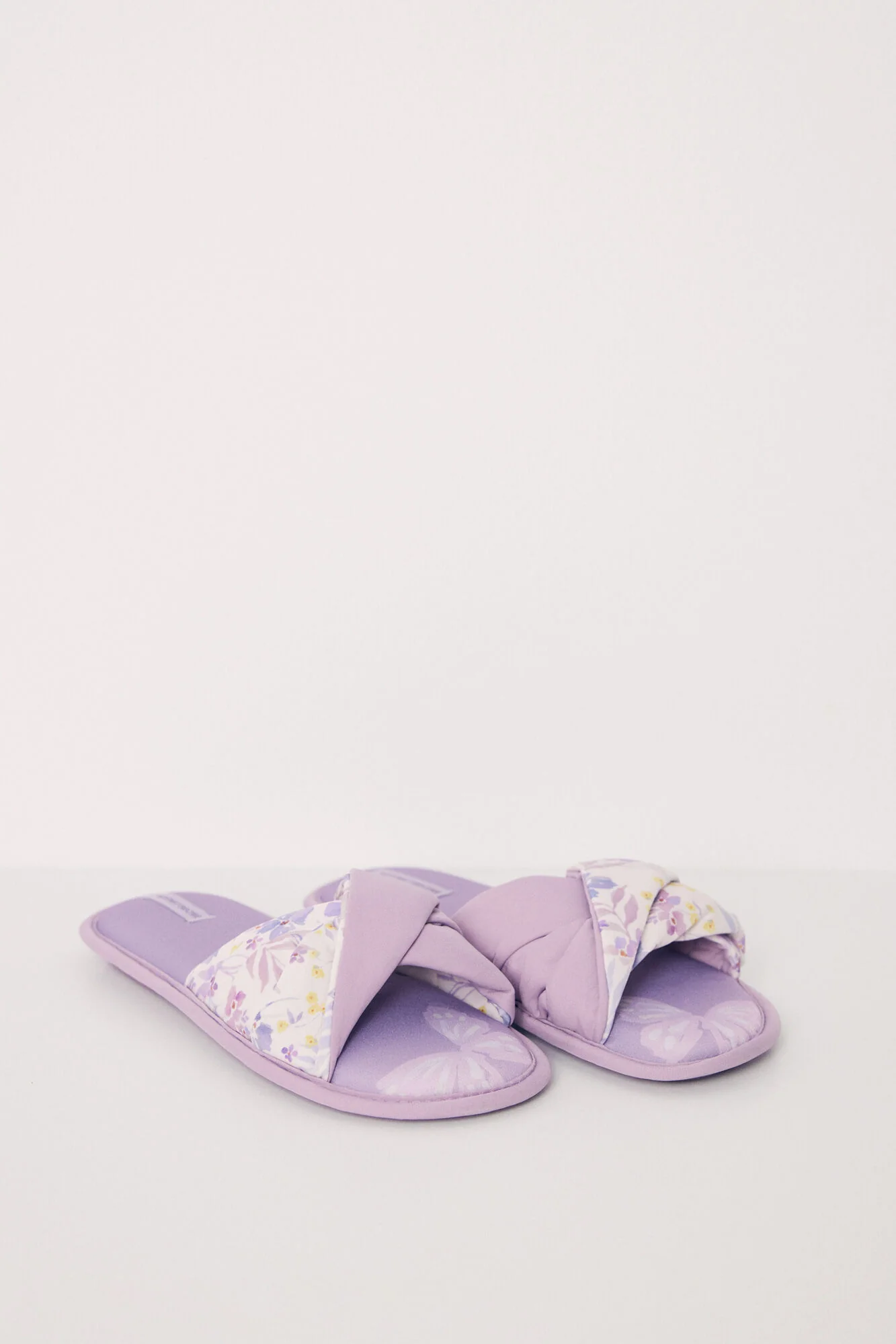 Violet open slippers - Image 3