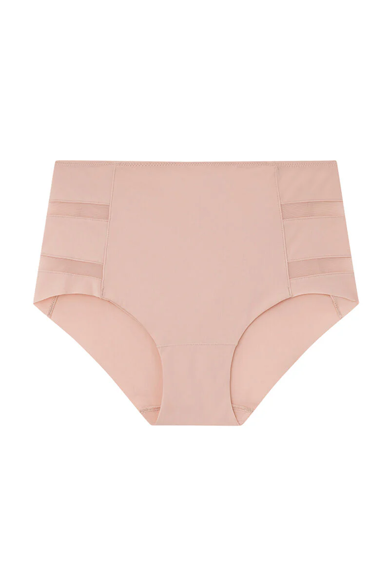 Nude tulle high waist shaping panty - Image 3