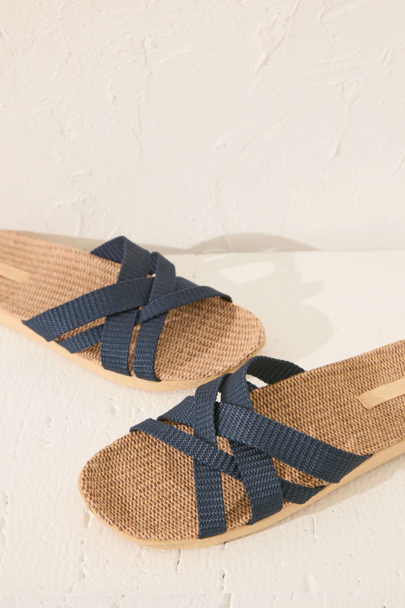 Raffia -effect straps sandals - Image 5