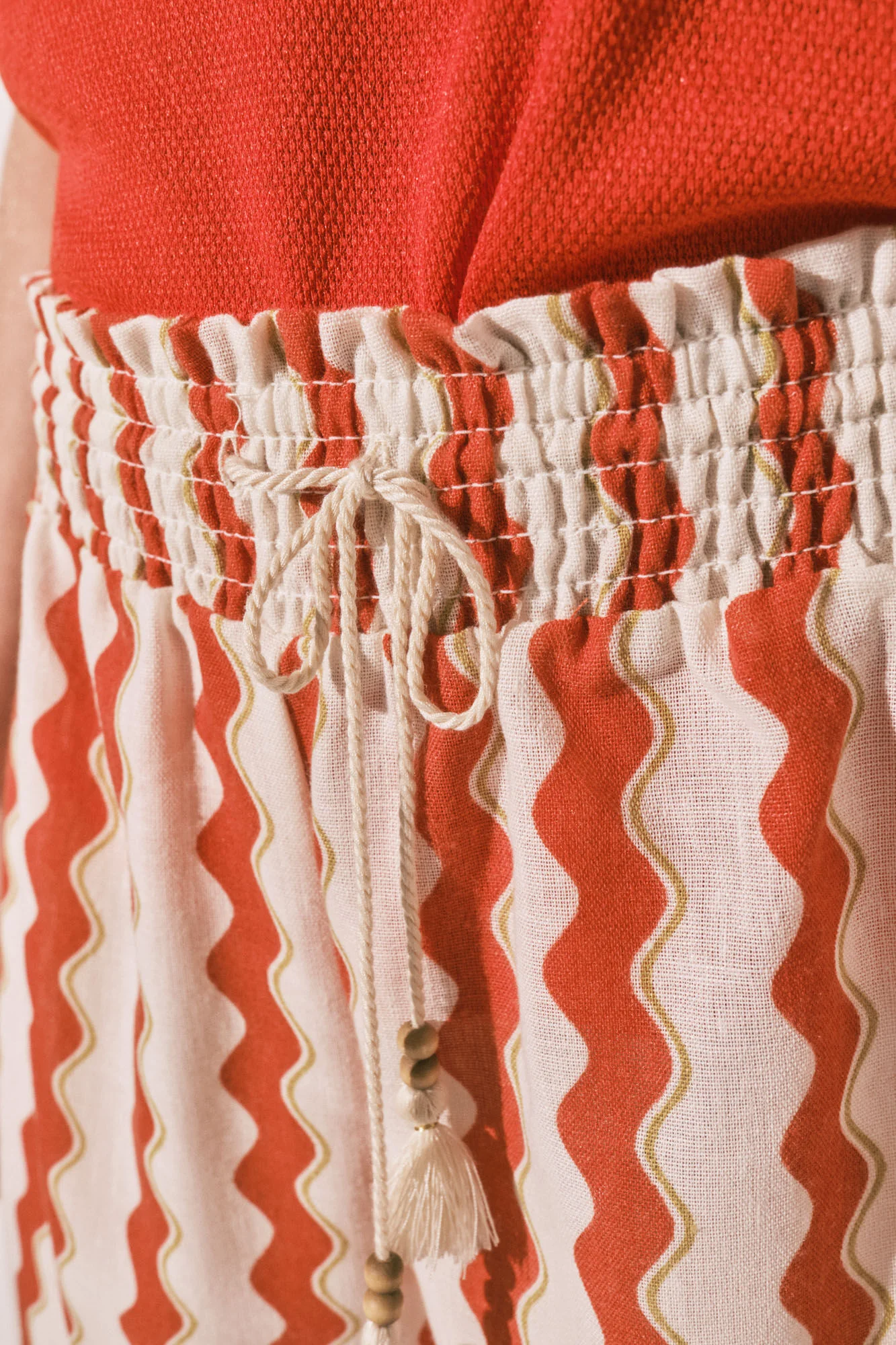 Red printed short - Image 4