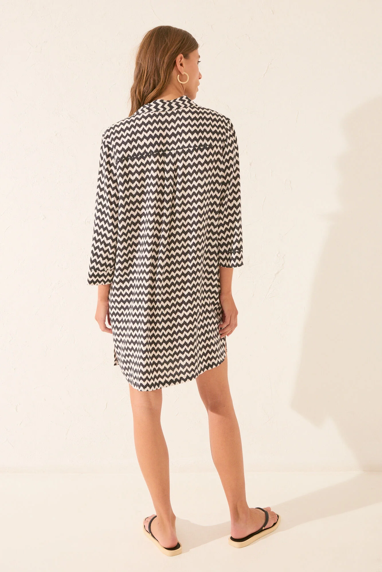 Short zigzag print camisole - Image 2