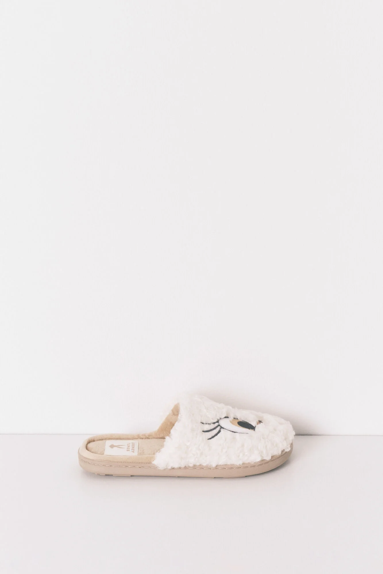 Tweety White Faux shearling Slippers